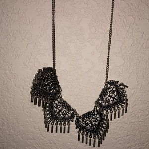 🖤Silver/Gunmetal statement necklace🖤